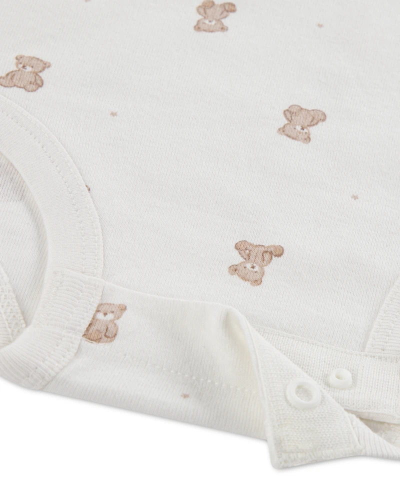 Huggies Baby Boys' and Girls' Babywear Short-Sleeve Bodysuits, 3-Pack