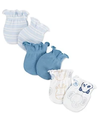 Huggies Baby Boys' Babywear Mittens, 3-Pack