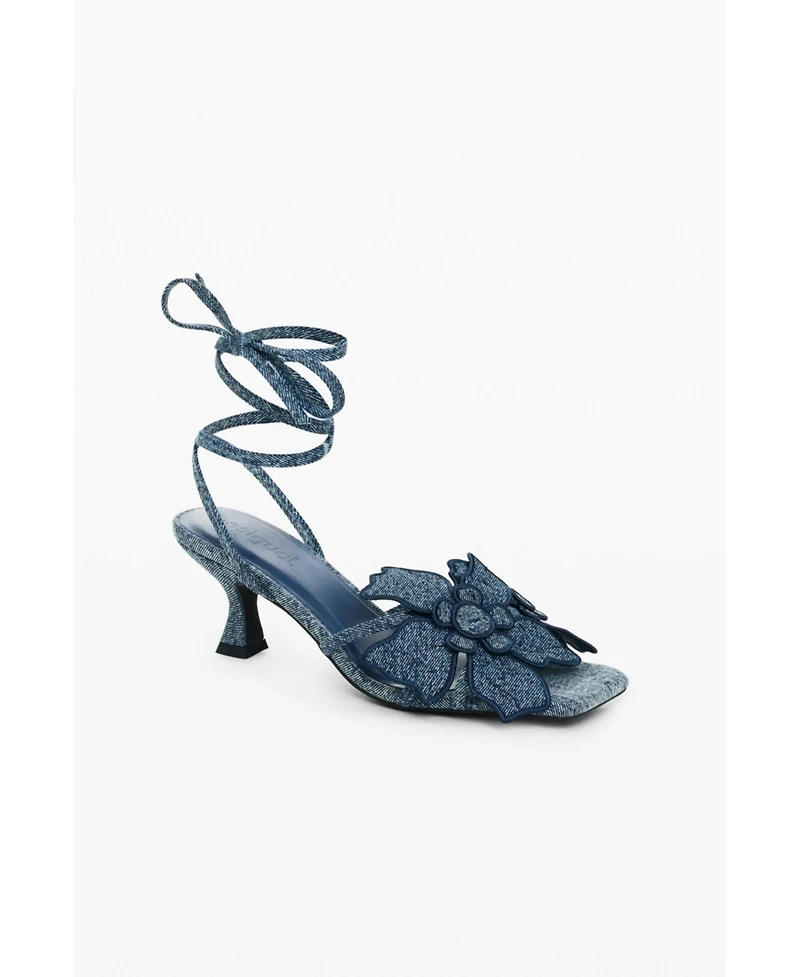 Desigual Women's Floral Applique Sandal