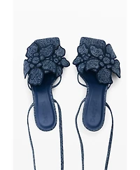 Desigual Women's Floral Applique Sandal