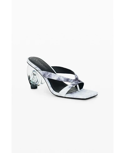 Desigual Women's Sandalia tacon corazon