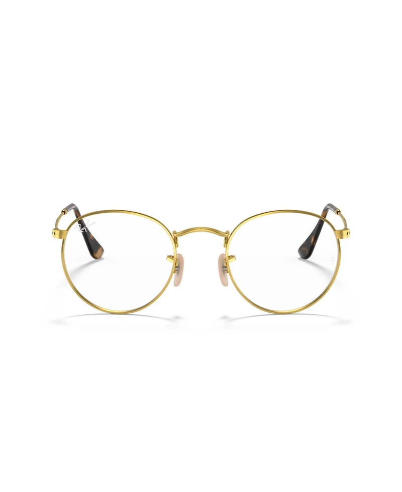 Ray-Ban Unisex Round Metal Optics Eyeglasses, RB3447V