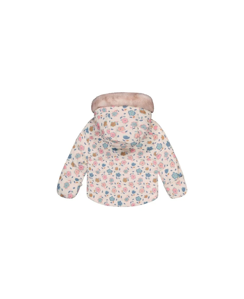 Deux par Toddler Girls ( 2T 3T ) Two Piece Snowsuit with Floral Print