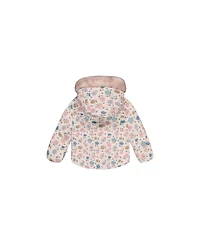Deux par Toddler Girls ( 2T 3T ) Two Piece Snowsuit with Floral Print