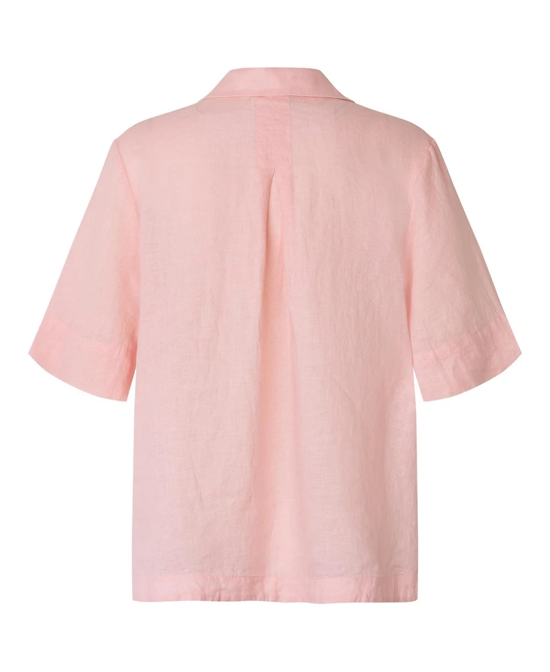 Masai Copenhagen Women's Mabrevia Relaxed Linen Collared Shirt
