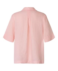Masai Copenhagen Women's Mabrevia Relaxed Linen Collared Shirt