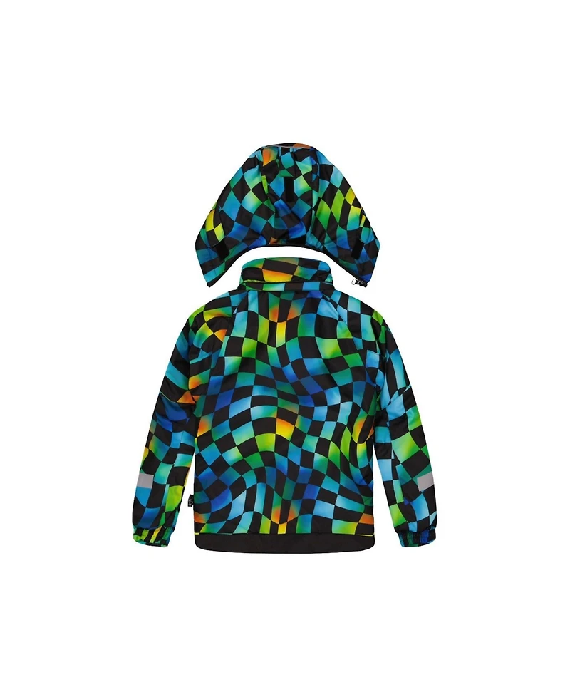 Deux par Kids and Baby Toddler Boy(2T-5T) Two-Piece Play Snowsuit Checkerboard with Pants