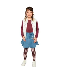 Deux par Toddler Girls (2T-5T) Faux Fur Sleeveless Vest