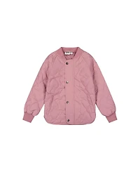 Deux par Little and Big Girl 6-14 Quilted Raglan Sleeve Jacket Mauve