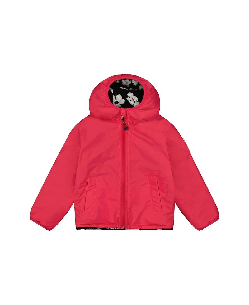 Deux par Deux Toddler Girls (2T - 5T) Reversible Mid-Season Jacket