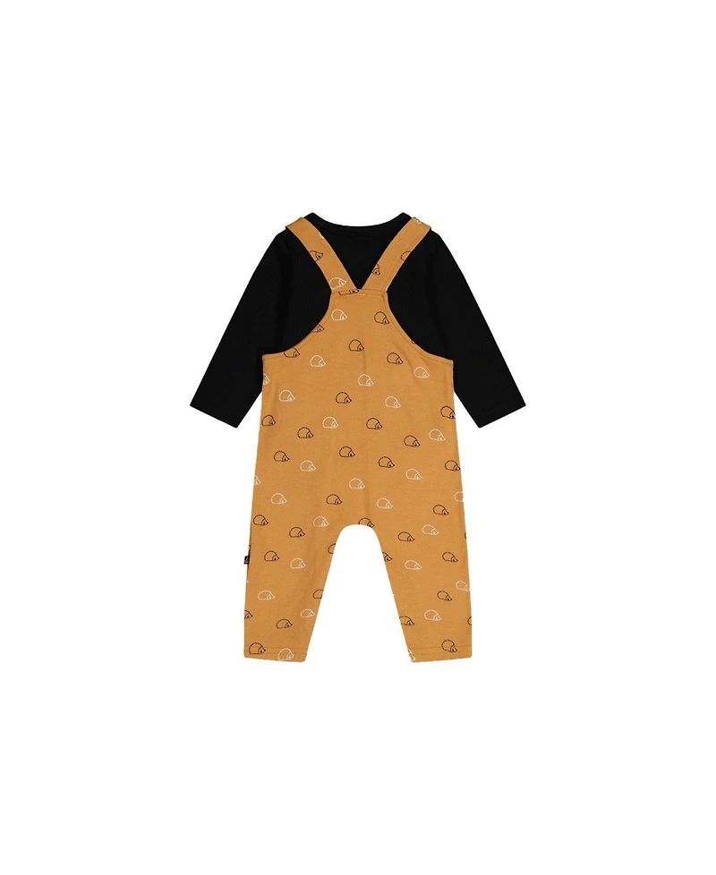 Deux par Baby Boys (3-24months ) Cotton Onesie with Overalls Set