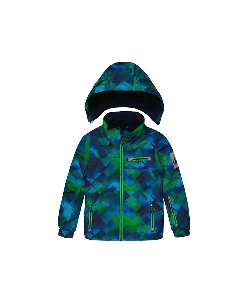 Deux par Deux Toddler Boy (2T-5T) Two Piece Play Snowsuit Checkered Print with Pants