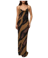 Jluxlabel Women's Dusk Infinite Journey Maxi Dress, Open-Back, Cowl-Neck