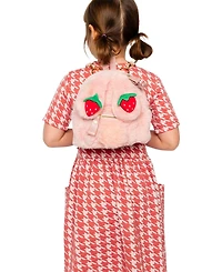 Deux par Deux Little and Big Girl Bunny Bag Pale Dusty Pink