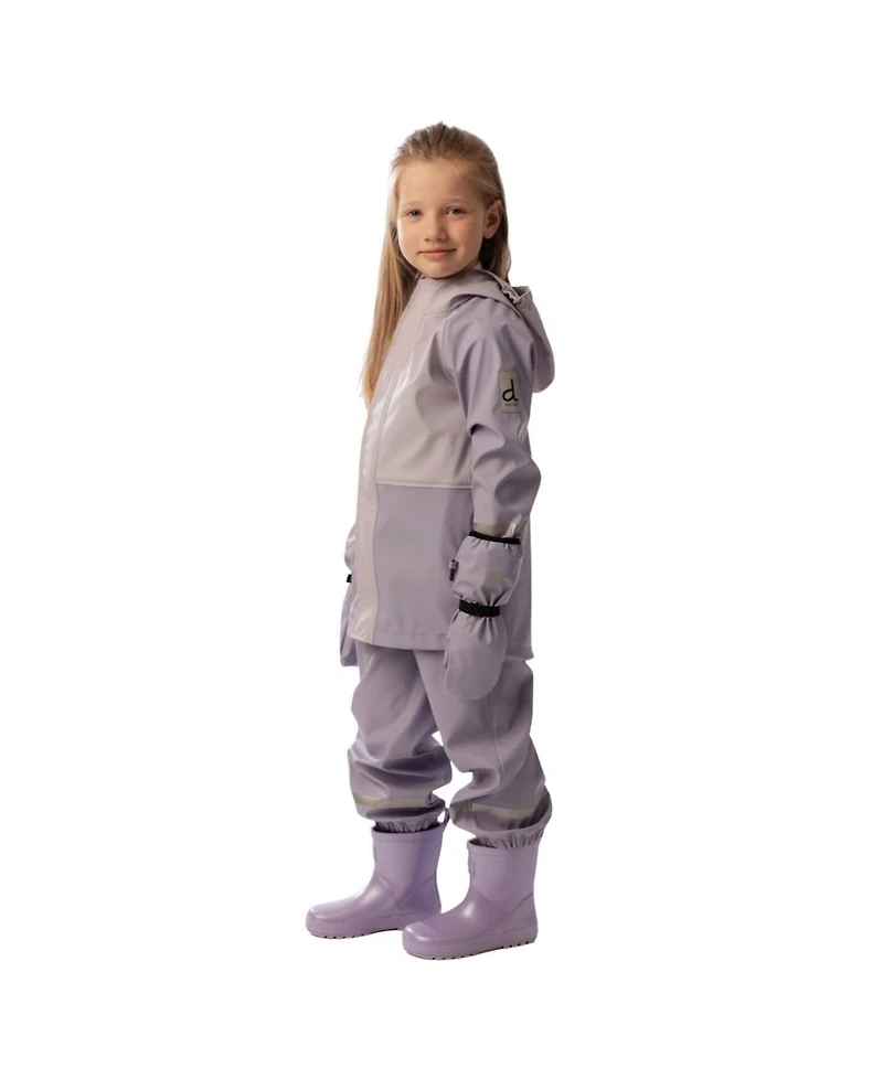 Deux par Toddler Girl 2T -5T Rain Jacket Mauve