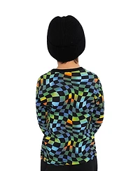 Deux par Toddler Boy(2T-5T) Cotton Long Sleeve T-Shirt Checkered Print