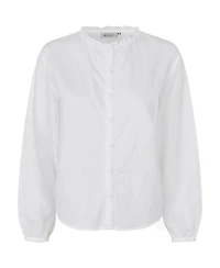 Masai Copenhagen Women's MaIsendre Ruffle Neck Blouse