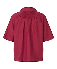 Masai Copenhagen Women's Mairyssa Smock Back Linen Shirt