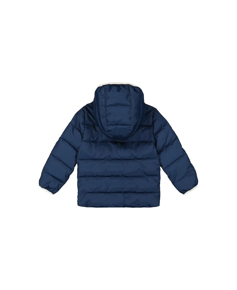 Deux par Toddler Unisex ( 2T To 5T ) Winter Jacket Adapted for Car Seats Dark