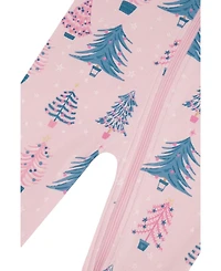 Deux par Baby Girl (3M-24M) Cotton Tree Print One Piece Pajama