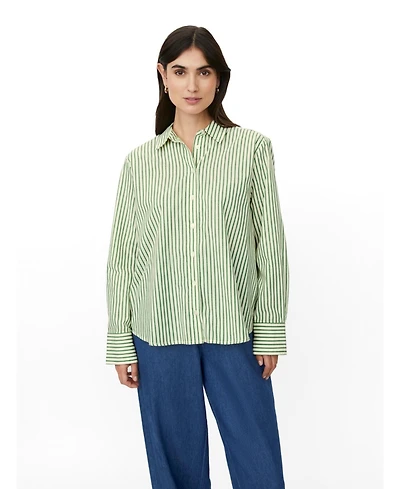 Masai Copenhagen Women's Mairyelle Striped Long-Sleeve Button-Down Shirt