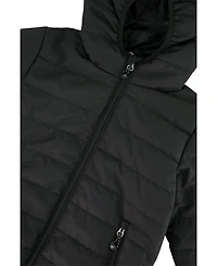 Deux par Deux Little and Big Unisex (6-14) Insulating Quilted Mid-Season Jacket