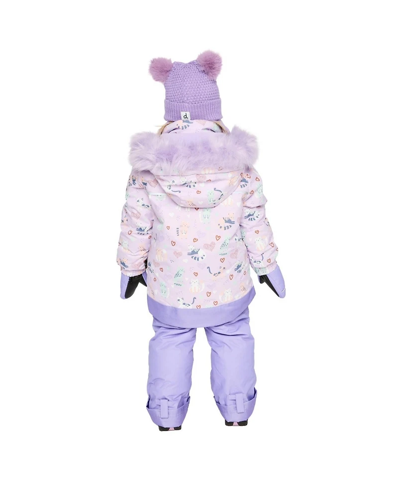 Deux par Little Girls Kids&baby(6-8)Little Two Piece Discover Snowsuit Printed Cats