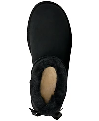 Ugg Women's Ultra Mini Bailey Bow Round Toe Booties