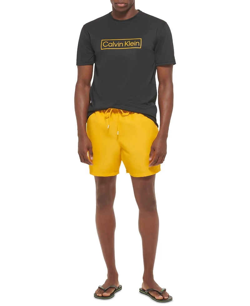 Calvin Klein Men's Performance Short-Sleeve Rash Guard