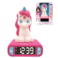 Lexibook , Unicorn Digital Alarm Clock for kids with Night Light, Snooze, Childrens Clock, Luminous Unicorn, RL800UNI