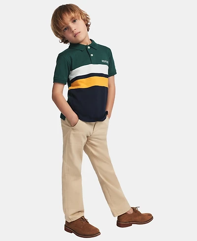 Tommy Hilfiger Toddler and Little Boys Flat-Front Stretch Chino Pants