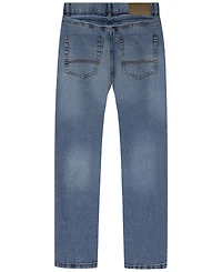Tommy Hilfiger Big Boys Straight-Fit Stone Blue Jeans