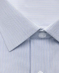 Calvin Klein Men's Refined Cotton Stretch Striped Dress Shirt