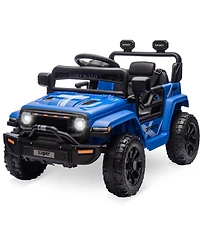 homfan 12V Plastic and Metal Remote-Control Spring-Suspension Ride-On Truck, Ages 3-5