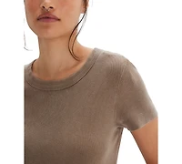 Free People Women's We The Fitted Ribbed Short-Sleeve T-Shirt