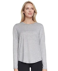 Skechers Women's Swift Stripe Long-Sleeve Crewneck T-Shirt