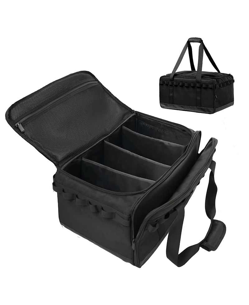 Piscifun 35L Waterproof Duffle Bag Adjustable Compartments Travel Gym Camping Organizer
