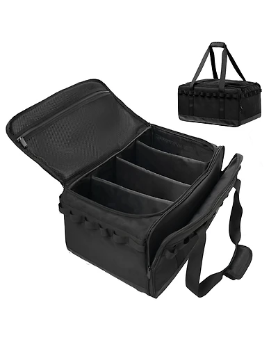 Piscifun 35L Waterproof Duffle Bag Adjustable Compartments Travel Gym Camping Organizer