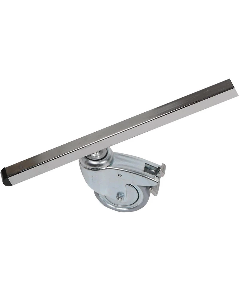 Matthews Low Boy Junior Double Riser Stand with Wheels, Supports 55 lbs, Maximum Height 75"