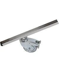 Matthews Low Boy Junior Double Riser Stand with Wheels, Supports 55 lbs, Maximum Height 75"