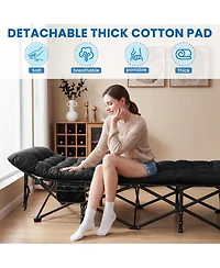 Aofar Camping Folding Bed Thick Mattress Portable Sleeping