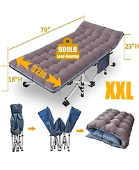Aofar Camping Mattress Folding Sleeping Bed Heavy Duty Carry Bag