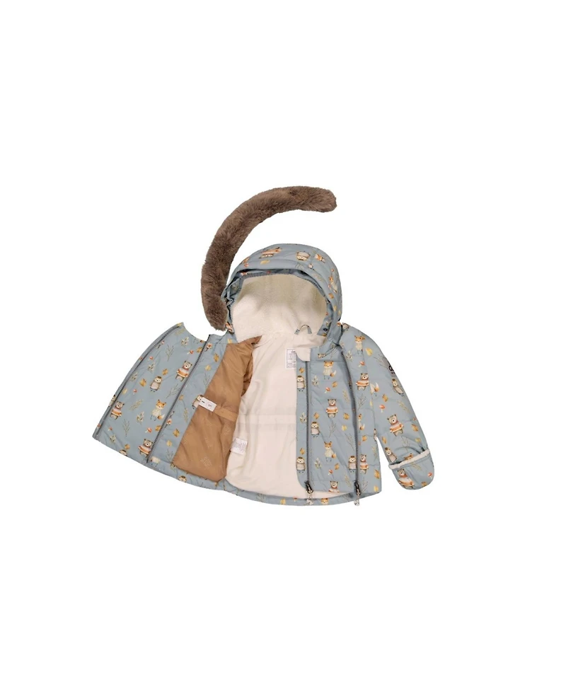 Deux par Toddler Boys Two Piece (2-3) Snowsuit Animal Print