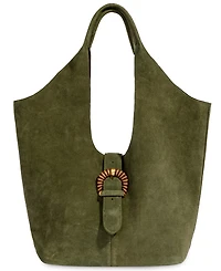 Sam Edelman Lucy Buckle Medium Double Handle Tote Handbag