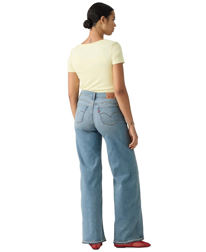 Levi's Women's 318 Shaping Stellar-Stretch Wide-Leg Jeans