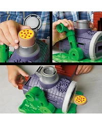 Play-Doh Teenage Mutant Ninja Turtles Slice and Blast Pizza Playset, Ages 4+
