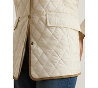 Lauren Ralph Women's Crested Quilted Jacket