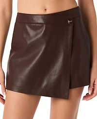 Astr the Label Women's High-Rise Faux Leather Skirts