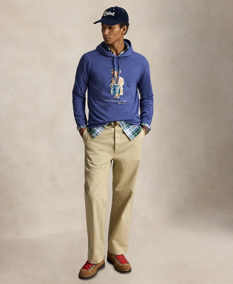 Polo Ralph Lauren Men's Bear Jersey Hooded Sweatshirt