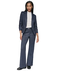Dkny Women's Ponte One-Button Ruched-Sleeve Jacket